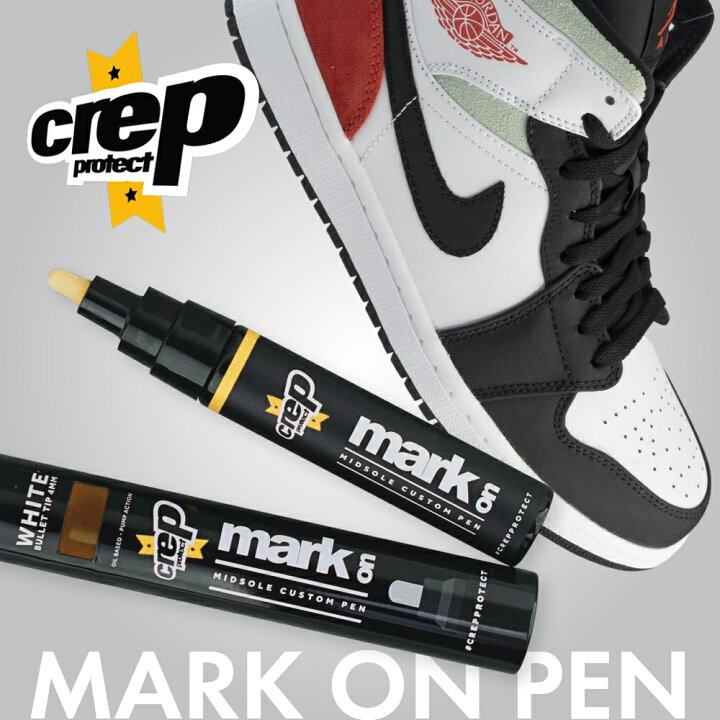 楽天市場 日本未発売 着後レビューでワイプ1枚 Crep Protect クレップ プロテクト Mark On Pen ミッドソールアルティメットカスタムペン マーカー マークオン 補正ペン スニーカー シューズ 靴用 アメトーーク あめとーく スニーカー芸人 Instore インストア