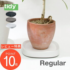 【マラソン最大P19!要エントリー】【レビュー特典】tidy ティディ Plantable プランタブル キャスター付き植木鉢トレー 黒 白 茶色 BLACK WHITE BROWN 台 観葉植物 トレイ プランター 受け皿 らくらく移動 可動式 ガーデニング リビング オフィス 玄関 インテリア