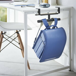 【レビュー特典】 山崎実業 【 デスク横ランドセル&リュックハンガー タワー 】 tower 2030 2031リビング 幼稚園 バッグ カバン 鞄 机 テーブル 収納 掛ける 引っ掛け 固定 シンプル おしゃれ 白