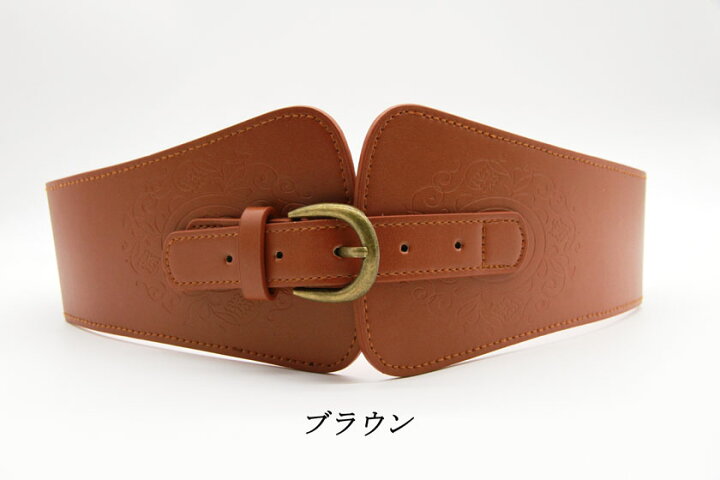 楽天市場 P5倍 細く見える ベルトレディース Belt 細身えゴムベルトウエストマーク ゴムベルト 幅広ベルト 太ベルト フリーサイズ 調整 カジュアル スカーフ専門インスタイルジャパン