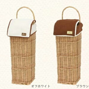 【ペーパーホルダー】【おしゃれ】トイレットペーパー モンシュシュ ストッカー 柳