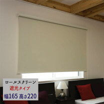 楽天市場】ロールスクリーン 165 220の通販