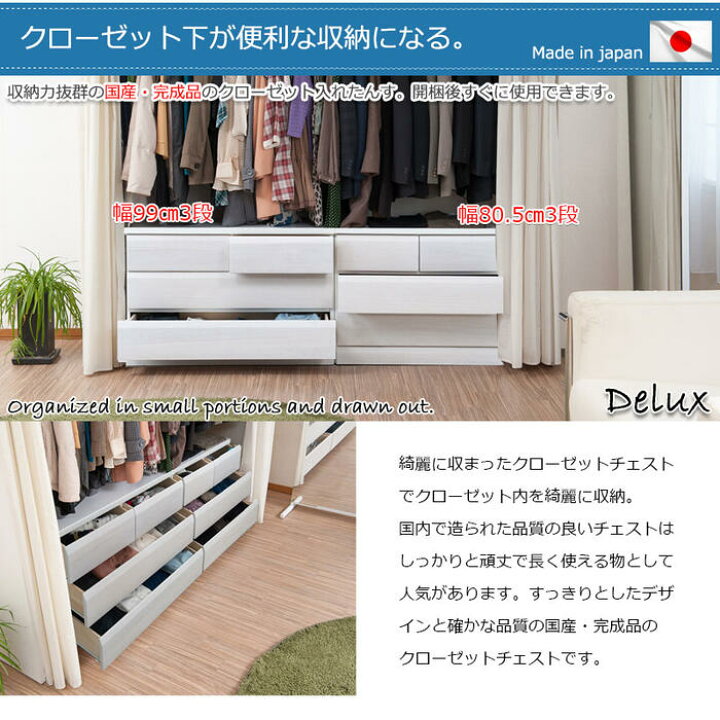 楽天市場 配達日時指定不可 チェスト クローゼット 北欧 おしゃれ 整理タンス 引き出し 洋服タンス キャスター付き クローゼットチェスト 幅８０タイプ ４段 送料 北海道４０００円 東北３５００円 沖縄離島は別途運賃かかります インテグロース
