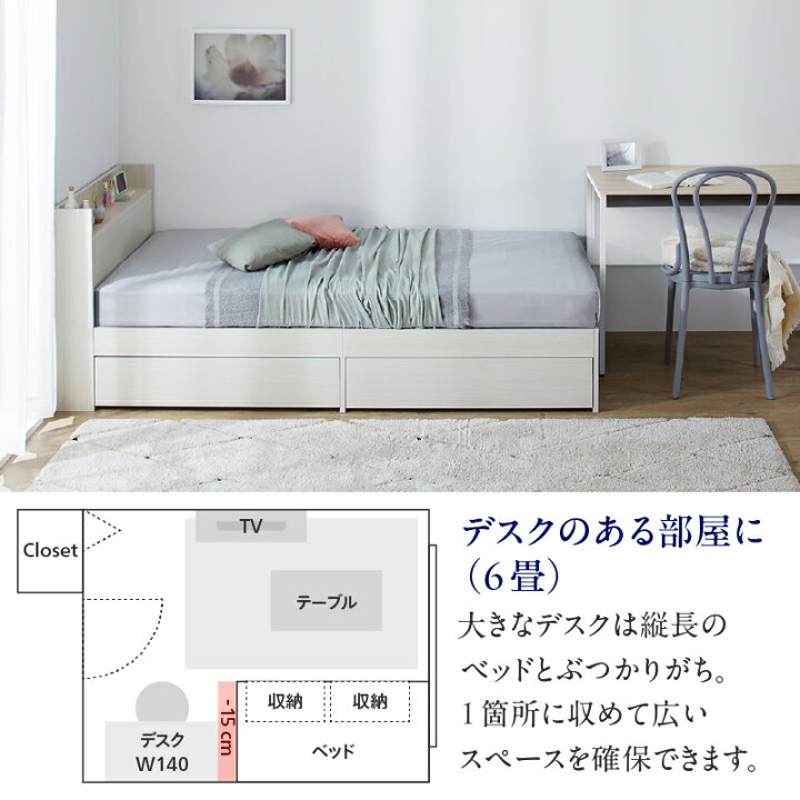 楽天市場】ベッド ショート丈 ショート シングルベッド セミシングル 