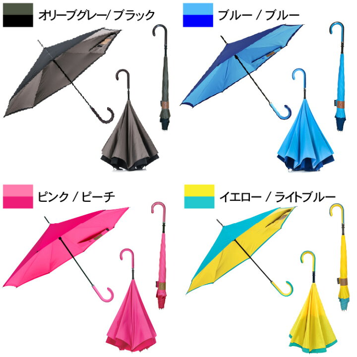 楽天市場】逆さ傘のトップブランド 晴雨兼用 傘【CARRY saKASA  