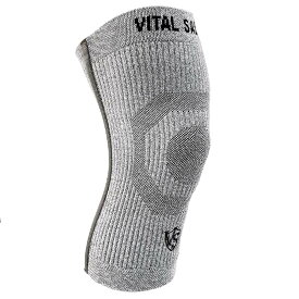 温かい 3D 着圧 膝 サポーター【VITAL SALVEO バイタルサルヴェオ】 ST3-STAY WARM 膝スリーブ 膝バッド 高伸縮 竹炭＆ゲルマニウム繊維 遠赤外線 保温性 パイル層 ひざ 冷え対策 リカバリー スポーツサポーター 膝バンド 膝ブレース 1ピース 左右兼用 片膝 CJ5210