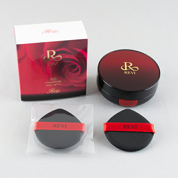 楽天市場】ルヴィ 陶肌ファンデーション【赤】(ケース付) 15g ＜専用 
