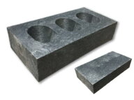 【法人・個人事業主様限定】WPT 再生プラスチックブロック(プレハブ束石) 400×200×厚み90mm 10個セット…