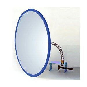 信栄物産 防犯ミラー(室内用) 丸型 310φ 枠:青 CR-30-BL | 防犯 鏡 ミラー 丸形 防犯ミラー 室内 防犯グッズ 防犯用品 防犯鏡 防犯用ミラー 安全ミラー 安全確認 安全確認用 安全確認ミラー