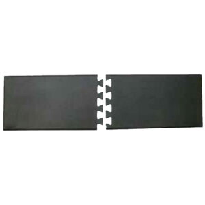 足腰マット ジョイントタイプ 基本2ピース【6個セット】カーボーイ/トラスコ中山|クッションマット マット 業務用 作業マット 屋外 床養生 駐車場 滑り止め すべりどめ すべり止め 滑りど