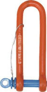 大洋製器工業 強力長シャックルTSLSR-5t 【1005019】 | 土木工事 工事現場 工事用品 建築工事 連結金具 玉掛け作業 ジョイント金具 ジョイント部品 固定 ロープ 吊り具 吊り金具 パーツ 荷役作業