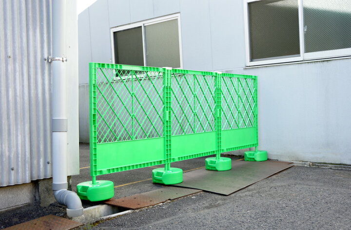 楽天市場】プラスチックフェンスKK イエロー | フェンス 屋外 工事現場  