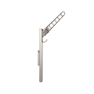 SK-500YSLP-SC バルコニー物干金物 1本単品 | 物干し 洗濯 屋外 コンパクト 壁付け ベランダ用 ピン 追加 取り付け 窓壁用 マンション 外 外壁 ベランダ 洗濯干し 洗濯物 干す 洗濯物干し 取付 延