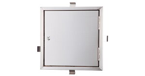 SK-SPWS-45 カムロック錠 ステン点検口 右 | 業務用 作業用 仕事用 点検口 ステンレス ステンレス製 天井裏 床下 点検 建築金物 金物 住宅 室内 資材 現場 オフィス 天井点検口 床下点検口 建築