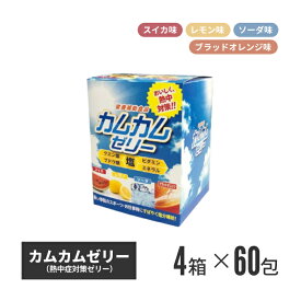 【法人・個人事業主様限定】昭和商会 カムカムゼリー 60包入 4箱セット nk20-40-04