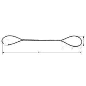 大洋製器工業 JIS玉掛ワイヤO/O10×3m 【3308463】 | 玉掛けワイヤー 玉掛け ワイヤー 玉掛け用具 玉掛け作業 荷役作業 土木建築 土木工事 建築工事 建設工事 ワイヤロープ ワイヤーロープ 吊り上