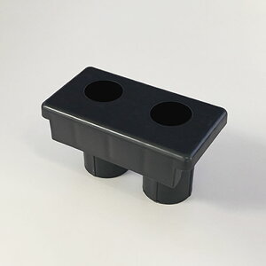 プラスチックフェンス用ジョイント 【383-38A】 | フェンス バリケード ジョイント 工事現場 仮囲い ガードフェンス プラスチック 工事 バリケードフェンス プラフェンス 仕切り フェンスバリ