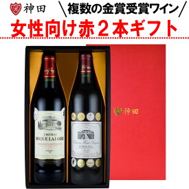 父の日 ギフト 女性向け 金賞 受賞 赤ワイン 2本 セット 送料無料 ワイン 2本セット 内祝 お返し プレゼント お中元