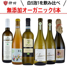 酸化防止剤 無添加ワイン ナチュラルワイン オーガニックワイン 白ワイン スパークリング 入り 6本 セット 送料無料 スペイン イタリア フランス SO2無添加 お中元