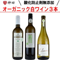 ナチュラルワイン 酸化防止剤 無添加 オーガニック 白ワイン 辛口 白 ワインセット 3本 送料無料 フラン…