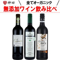 酸化防止剤 保存料 無添加 ナチュラルワイン オーガニックワイン セット 3本 送料無料 ワインセット 無添…