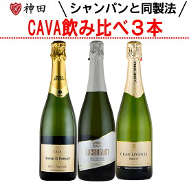 スパークリング ワイン セット 辛口 送料無料 CAVA スペイン カヴァ カバ 3本 マカベオ お中元
