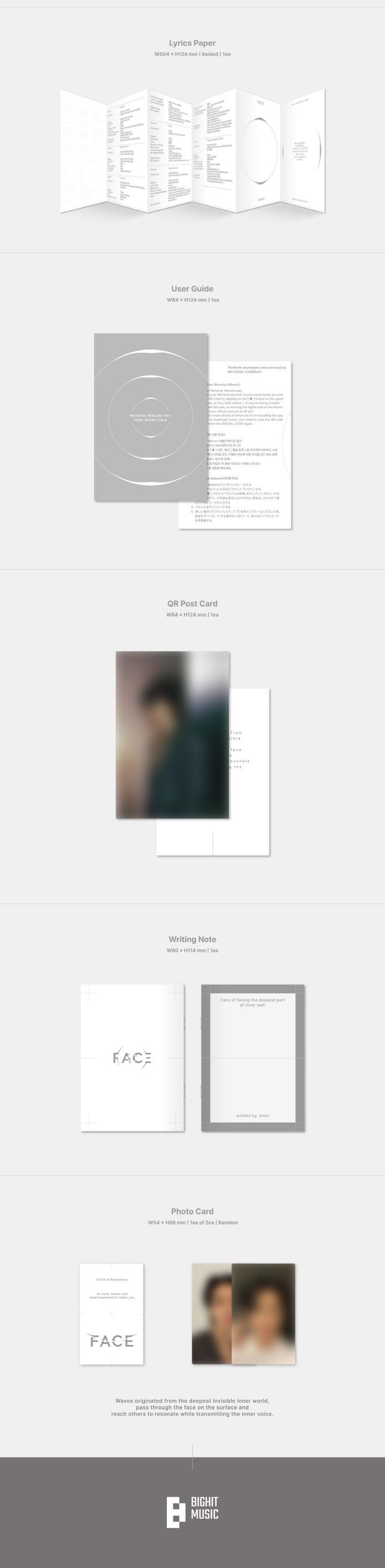 楽天市場】☆Weverse特典☆3種セット☆ Jimin (BTS) - Solo Album
