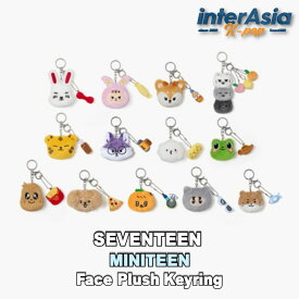 ★13種選択★ SEVENTEEN - 【MINITEEN】 Face Plush Keyring セブンティーン セブチ 公式グッズ OFFICIAL MD ウィバース SVT Pledis Entertainment kpop 送料無料