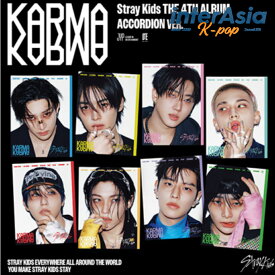 Stray Kids - THE 4TH ALBUM 「KARMA」 (ACCORDION VER.) ストレイキッズ SKZ スキズ JYPエンターテインメント kpop 韓国盤 送料無料