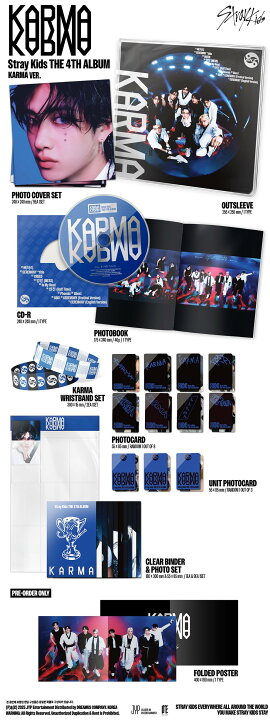 楽天市場】☆限定盤☆ Stray Kids - THE 4TH ALBUM 「KARMA」 (KARMA 