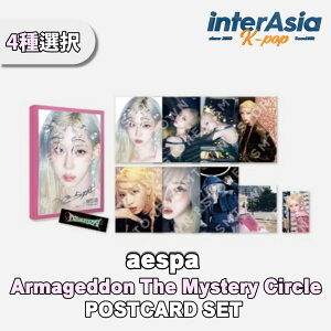 ��4��I���� aespa - POSTCARD SET �yaespa WEEK : Armageddon The Mystery Circle�z �G�X�p �J���i �W�[�� �E�B���^�[ �j���j�� SM�G���^�[�e�C�������g �����O�b�Y OFFICIAL MD SM STORE kpop �����z��