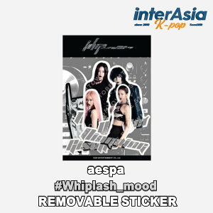 aespa - REMOVABLE STICKER �y#Whiplash_mood�z aespa WEEK �G�X�p �J���i �W�[�� �E�B���^�[ �j���j�� SM�G���^�[�e�C�������g �����O�b�Y OFFICIAL MD kpop �����z��