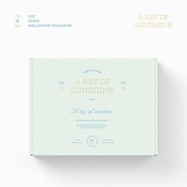 楽天市場】IVE 2022 WELCOME PACKAGE [A RAY OF SUNSHINE] アイヴ 
