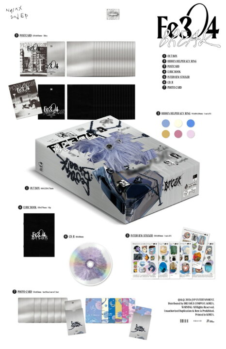 楽天市場】☆JYP特典☆ NMIXX - 2nd EP Album [Fe3O4: BREAK] (Limited 