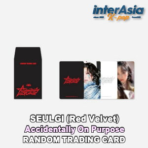 SEULGI (Red Velvet) - �yAccidentally On Purpose�z RANDOM TRADING CARD �J���E�X���M �����O�b�Y ���b�h�x���x�b�g ���h�x�� OFFICIAL MD SM�G���^�[�e�C�������g KPOP �؍��� ��������