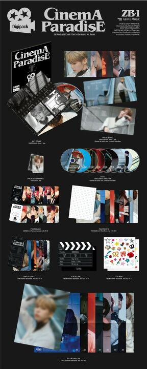 楽天市場】☆AppleMusic特典☆ ZEROBASEONE - 4th Mini Album 「CINEMA 