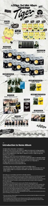 楽天市場】n.SSign - 2nd Mini Album Repackage 「Tiger」 (NFC 