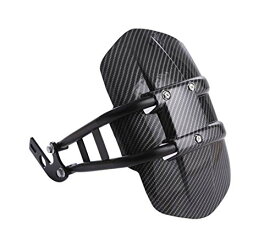 マッド ガード リアフェンダー 泥除け BW'S125 シグナスX モンキー125 ブラック カーボン柄 汎用品 ドレスアップ カスタムパーツ