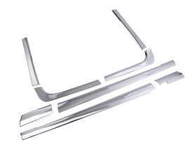 日産 UD パーフェクト クオン 新型17 07クオン トラックス フロント メッキ ドアアッパー クオーター ガーニッシュ 分割式 セット 社外品 トラック 外装