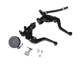 別体 マスターシリンダー ブレーキ クラッチ ホルダー レバー セット ブラック 汎用品 CBR PCX NSR NINJA モンキー 等