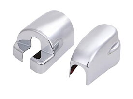 いすゞ ファイブスターギガ メッキ ミラー ステー 根元 カバー かぶせ式 左右 2点セット トラック デコトラ アートトラック カスタムパーツ 社外品