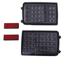 スズキ 用 32連 LED テールランプ ライト 左右セット スモークレンズ 流れる ウインカー シーケンシャル 純正 交換 カプラーON エブリイ DA64V DA17V 外装