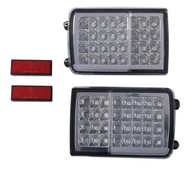 スズキ 用 32連 LED テールランプ ライト 左右セット クリアーレンズ 流れる ウインカー シーケンシャル 純正 交換 カプラーON エブリイ DA64V DA17V 外装