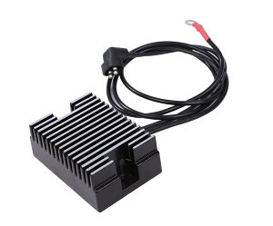 ハーレー レギュレーター レギュレター ブラック 黒 89〜99年 EVO ビッグツイン バイク 交換 パーツ 部品 補修 修理 メンテナンス 汎用 社外品