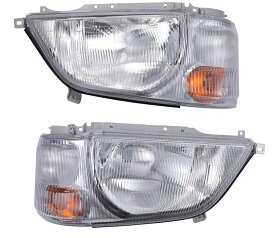 トヨタ 用 ヘッドライト 左右セット HINO 日野 デュトロ ダイナ トヨエース 後期 純正タイプ カスタムパーツ 社外品 トラック 用