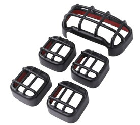 ホンダ 用 ウインカー テールランプ ライト ガード はめ込み式 5点セット ハンターカブ CT125 等 保護 プロテクター マッドブラック カスタム パーツ