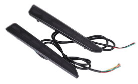 ダイハツ 用 シーケンシャル ウインカー LED リフレクター スモークレンズ タント カスタム LA650S LA660S L375S L385S コペン リア ポジション ブレーキ 汎用