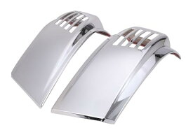 三菱 ふそう ブルーテックキャンター 標準 ワイド メッキ ウインカー レンズ カバー ウィンカー コーナーランプ マーカー ガーニッシュ 左右セット トラック