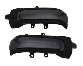 トヨタ用 流れる 点滅 切替 LED ドア ミラー ウインカー レンズ スモーク シーケンシャル ウィンカー エスティマ50系 ハイブリット20系 ヴェルファイア等 汎用品