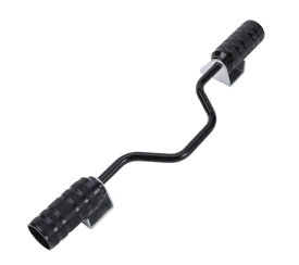 アルミ ステップバー フット ステップ フットペグ ブラック ズーマー X アドレス V100 V125 DIO JOG ジャイロ キャノピー アクシス トゥデイ ZZ 等 汎用